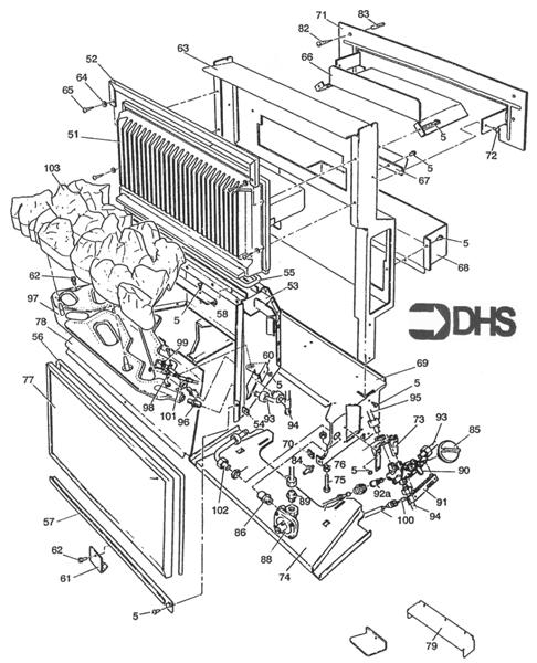 Exploded Diagram for HEAT EXCHANGER