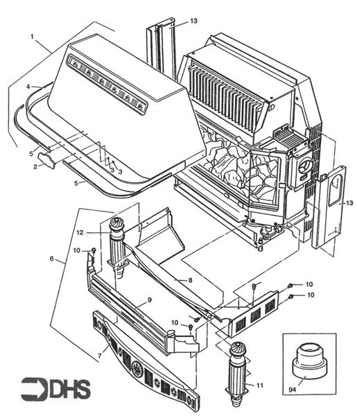 Exploded Diagram for OUTERCASE ASSY