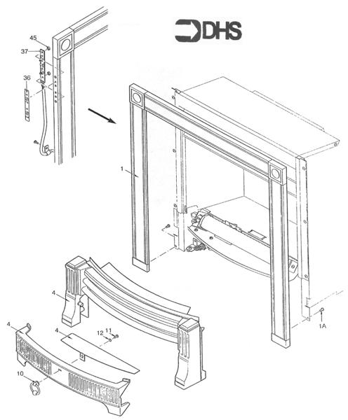 FIRE SURROUND/FENDER ASSY logo