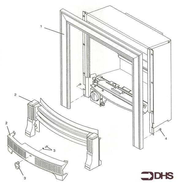 FIRE SURROUND/FENDER ASSY logo