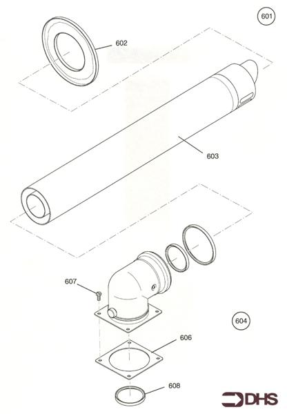 Exploded Diagram for FLUE