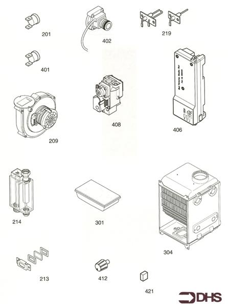 Exploded Diagram for SHORT PARTS LIST