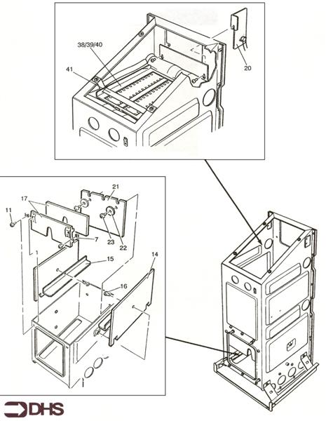 Exploded Diagram for COMBUSTION BOX 2