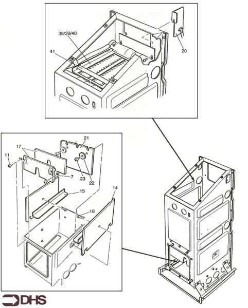 Exploded Diagram for COMBUSTION BOX 2