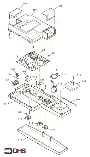 Exploded Diagram for CONTROLS