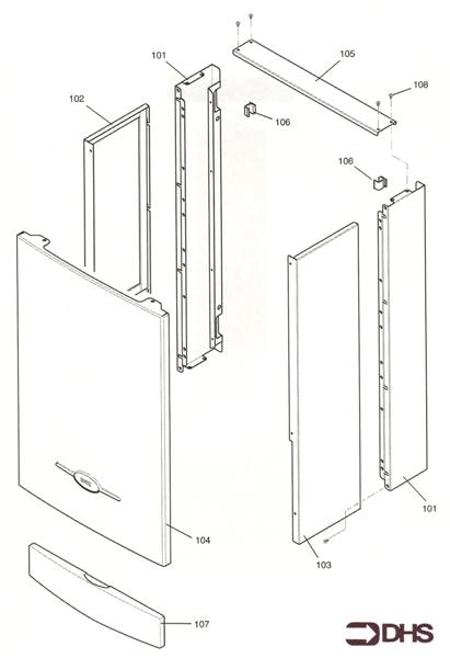 Exploded Diagram for OUTER CASE ASSY