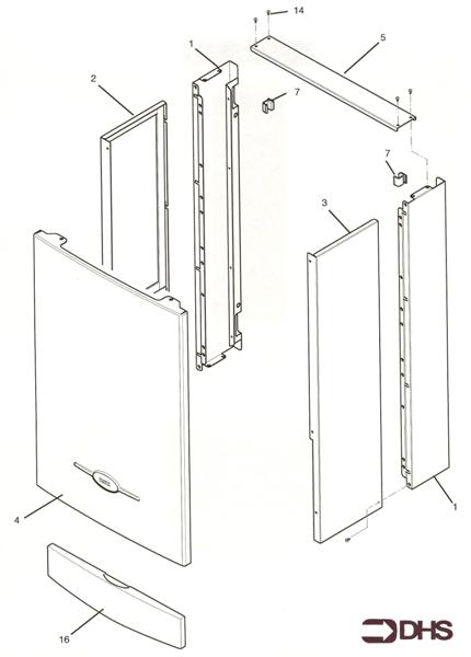 Exploded Diagram for OUTER CASE ASSY