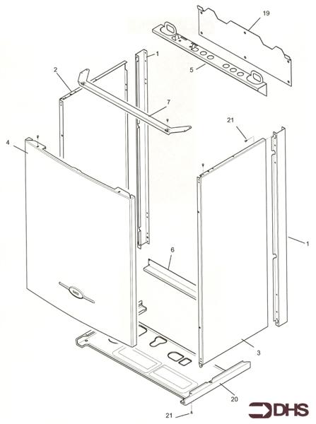 Exploded Diagram for OUTER CASE ASSY