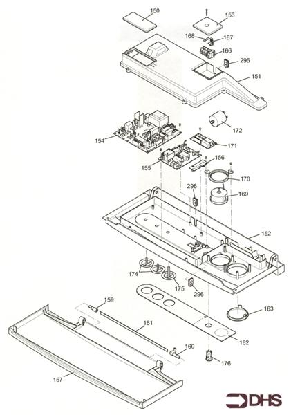 Exploded Diagram for CONTROL ASSY
