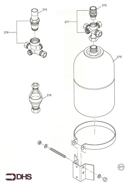 Exploded Diagram for UNVENTED KIT