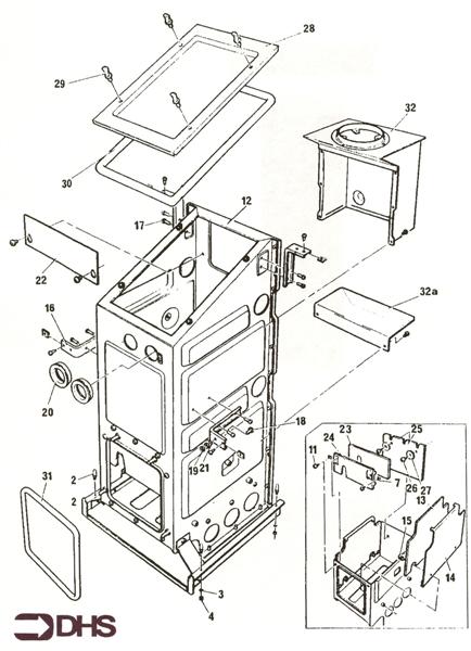 Exploded Diagram for BOX COMBUSTION