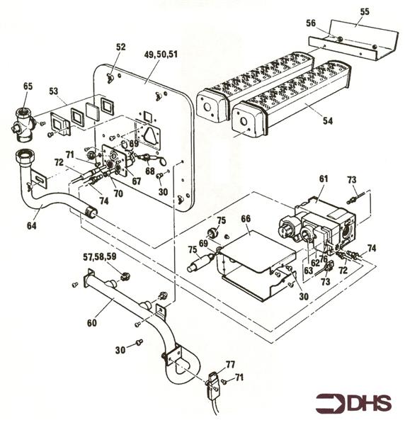 Exploded Diagram for DOOR & CONTROLS