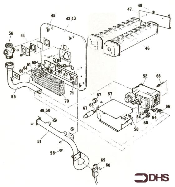 Exploded Diagram for DOOR & CONTROLS