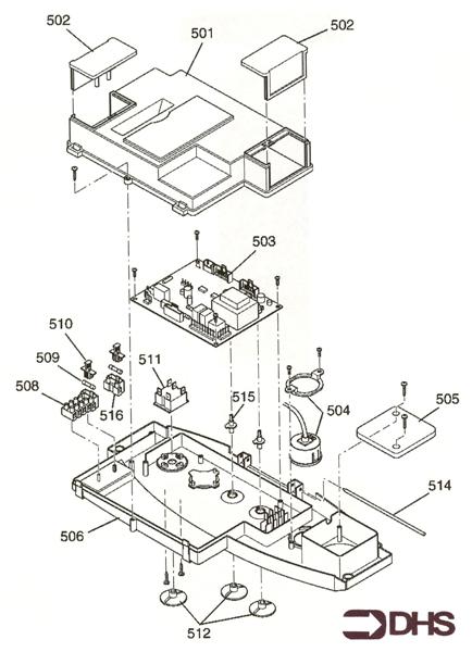 Exploded Diagram for CONTROLS