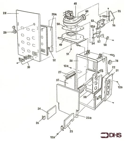 Exploded Diagram for BOX COMBUSTION