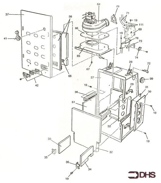 Exploded Diagram for BOX COMBUSTION