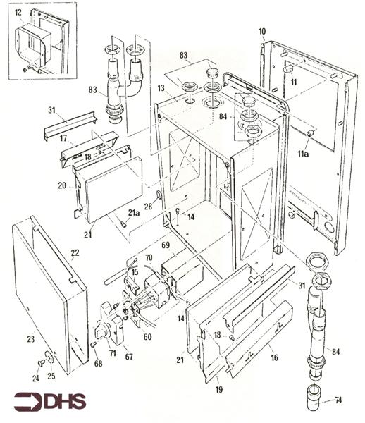 Exploded Diagram for INNER CASING