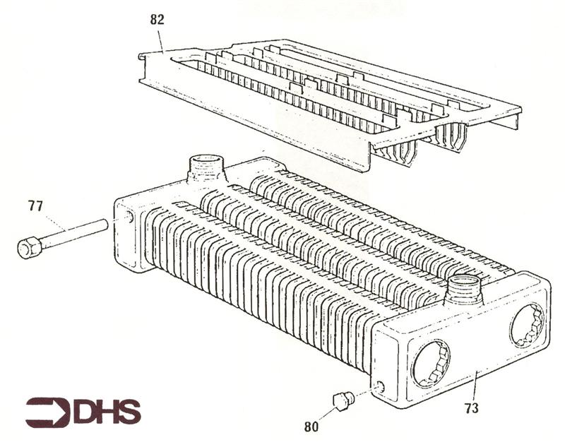 Exploded Diagram for HEAT EXCHANGER