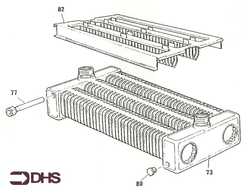 Exploded Diagram for HEAT EXCHANGER