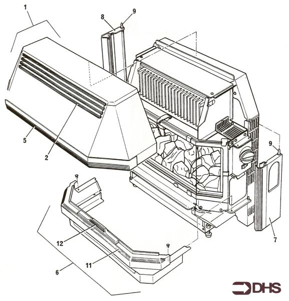 Exploded Diagram for OUTER CASING ASSY