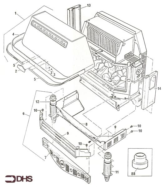 Exploded Diagram for OUTER CASING ASSY