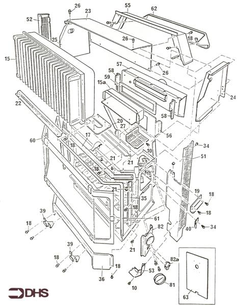 Exploded Diagram for HEAT EXCHANGER