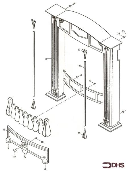 Exploded Diagram for TRIM/FENDER