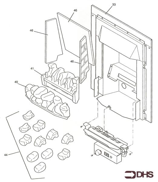 Exploded Diagram for COALBED ASSY