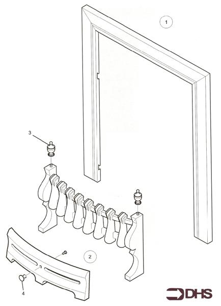 Exploded Diagram for FIRE SURROUND & FENDER ASSY