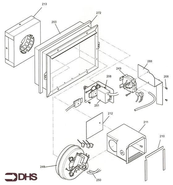 Exploded Diagram for FAN BOX FF