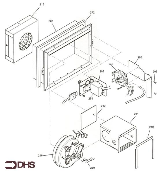Exploded Diagram for FAN BOX FF