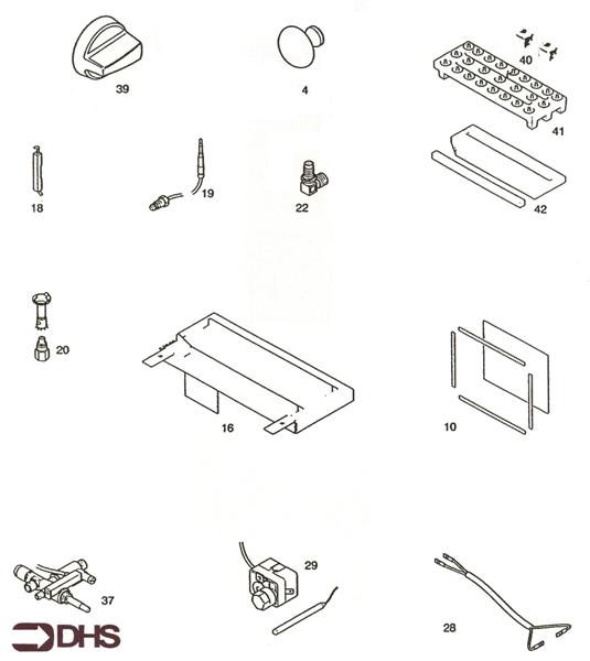 Exploded Diagram for SHORT PARTS LIST