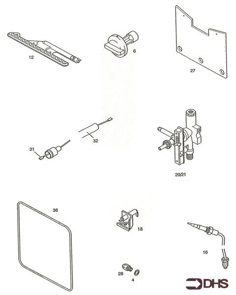 Exploded Diagram for SHORT PARTS LIST