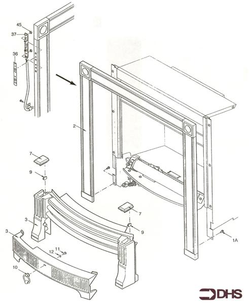 FIRE SURROUND/FENDER ASSY logo