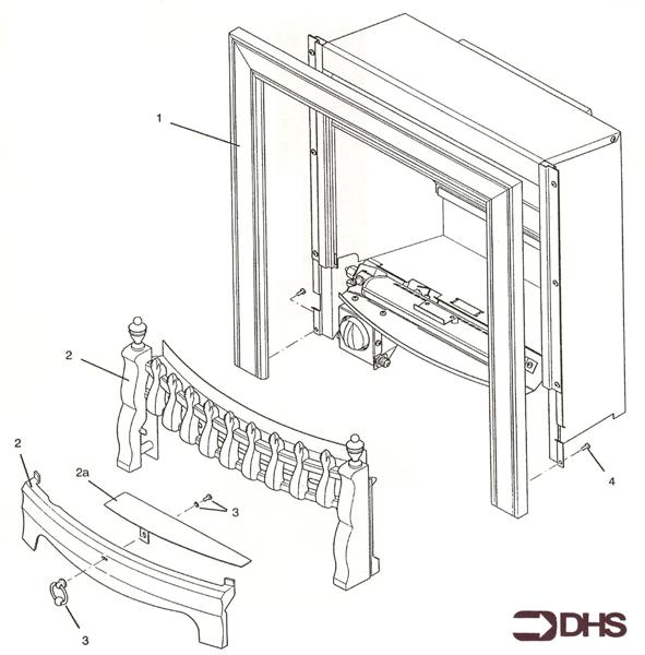 FIRE SURROUND/FENDER ASSY logo