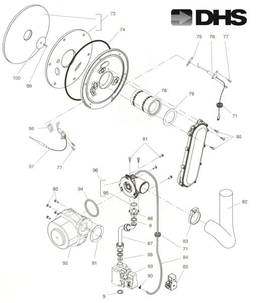 Exploded Diagram for GAS ASSY
