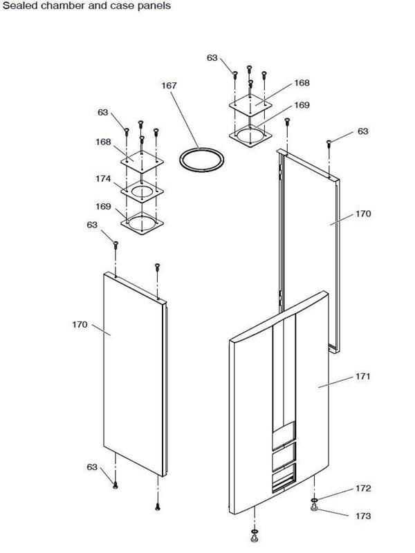 Exploded Diagram for CASE ASSEMBLY