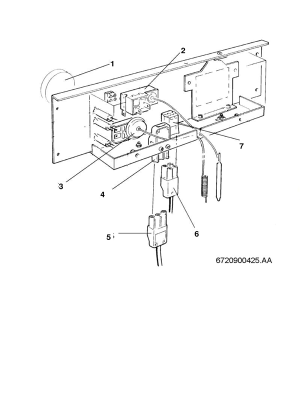 Exploded Diagram for CONTROL PANEL