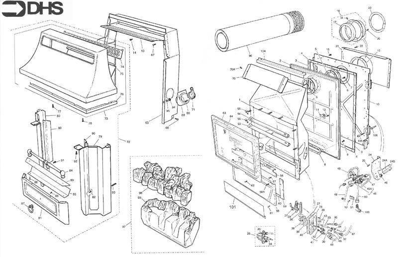 Exploded Diagram for COMPLETE MODEL