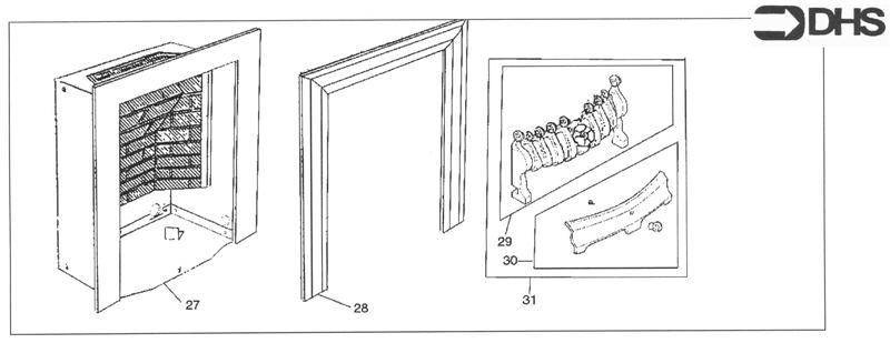 Exploded Diagram for HOTBOX UNIT