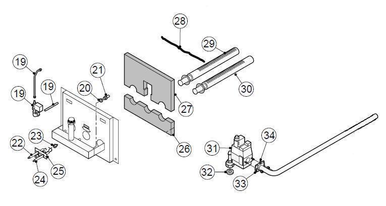 BURNER/GAS VALVE ASSEMBLY logo