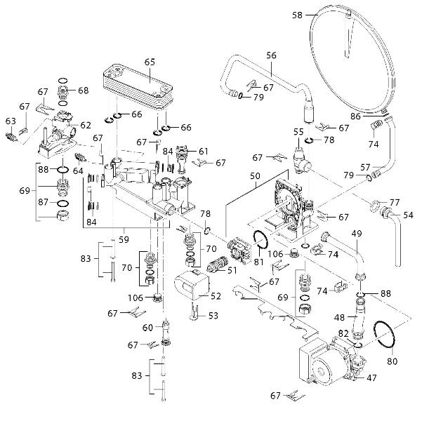 Exploded Diagram for HYDRAULICS