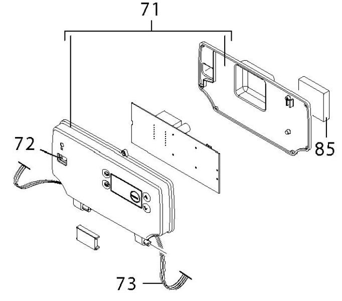 Exploded Diagram for CONTROL PANEL