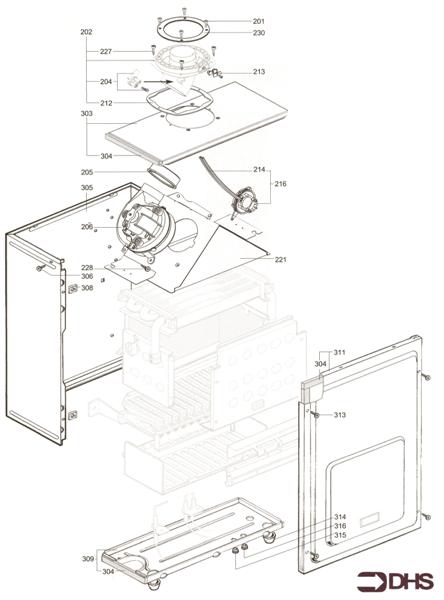 FAN ASSEMBLY - SEALED CASE logo