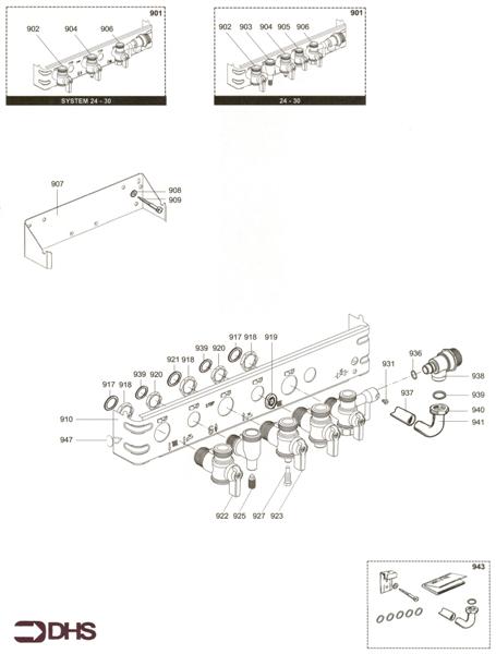 Exploded Diagram for JIG PLATE & PIPE FITTING