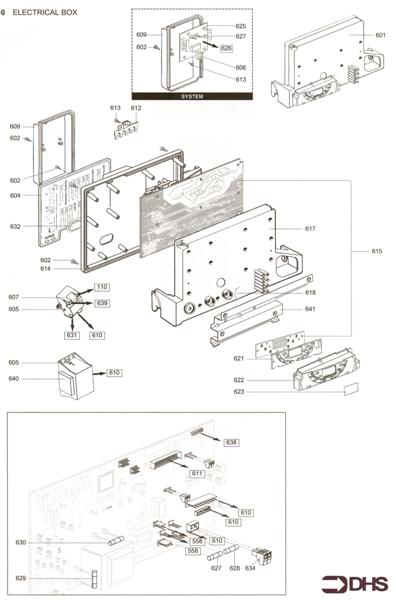 Exploded Diagram for ELECTRICAL BOX