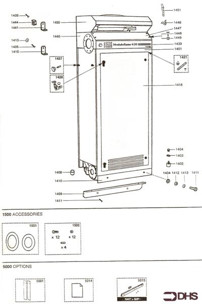 CASING ASSY - ACCESSORIES - OP logo