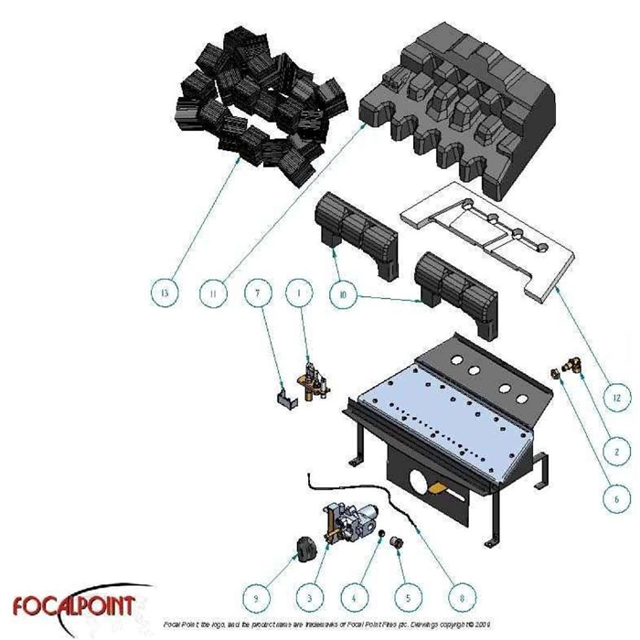 BURNER TRAY ASSEMBLY logo