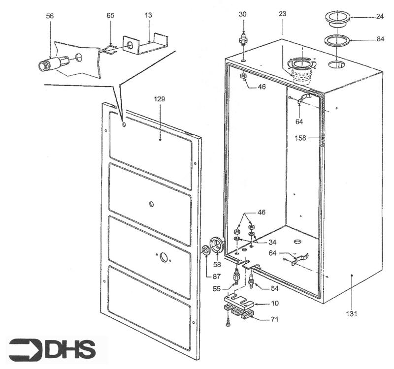 Exploded Diagram for FLUE ASSY