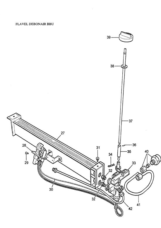Exploded Diagram for GAS PARTS
